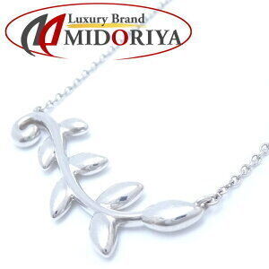 TIFFANY Co Olive Leaf Vine Necklace Paloma Picasso Sterling Silver